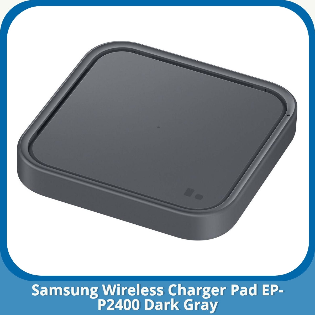 Anmeldelse af Samsung Wireless Charger Pad EP-P2400 Dark Gray
