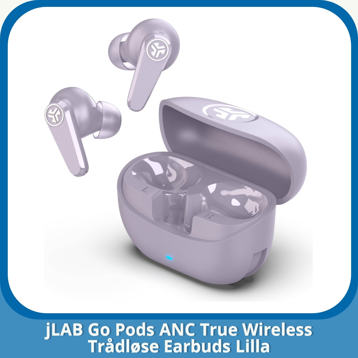 Anmeldelse af jLAB Go Pods ANC True Wireless Trådløse Earbuds Lilla
