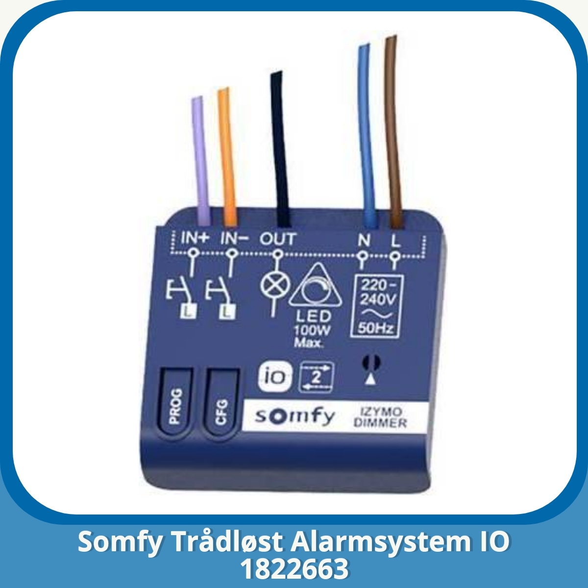 Anmeldelse af Somfy Trådløst Alarmsystem IO 1822663