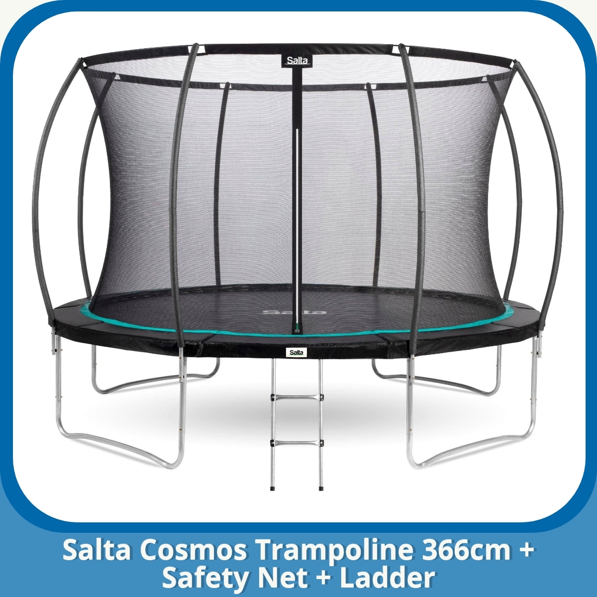 Anmeldelse af Salta Cosmos Trampoline 366cm + Safety Net + Ladder