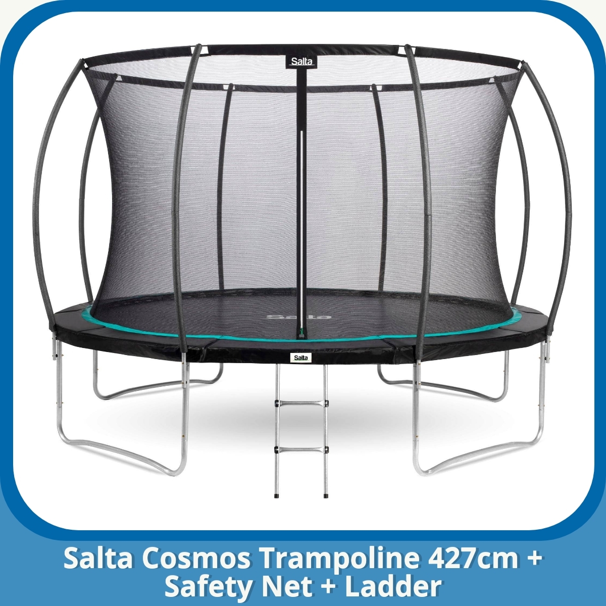 Anmeldelse af Salta Cosmos Trampoline 427cm + Safety Net + Ladder