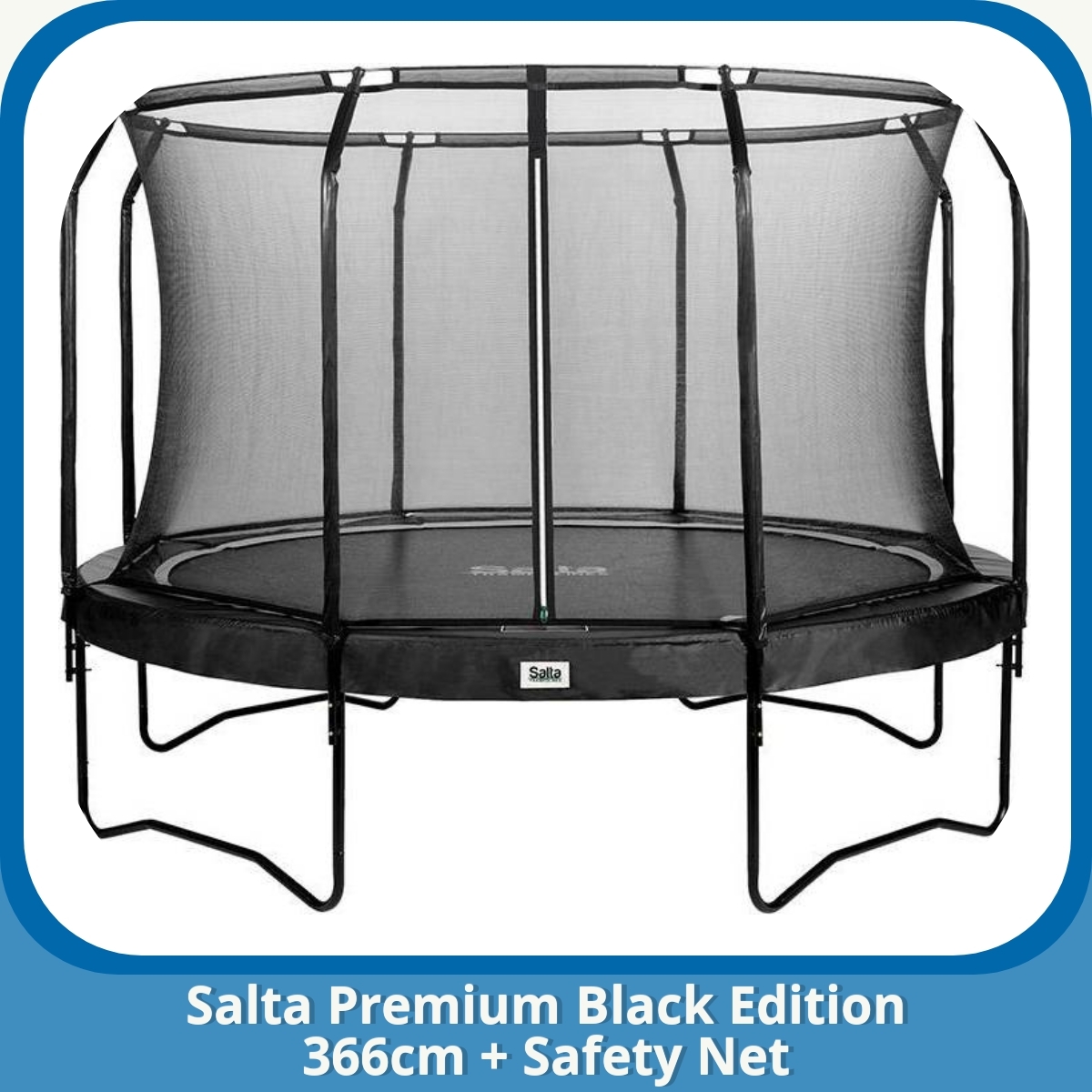 Anmeldelse af Salta Premium Black Edition 366cm + Safety Net