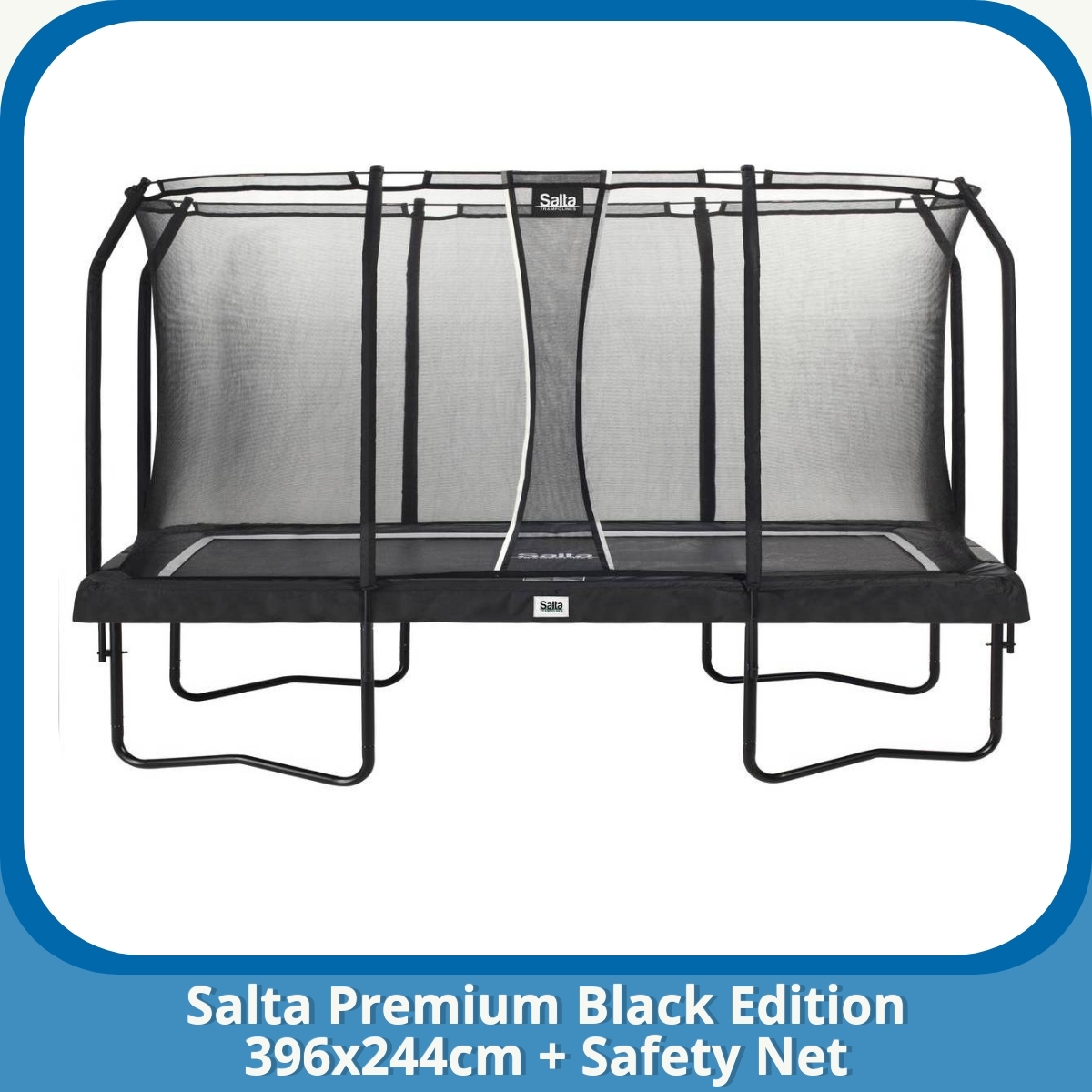 Anmeldelse af Salta Premium Black Edition 396x244cm + Safety Net