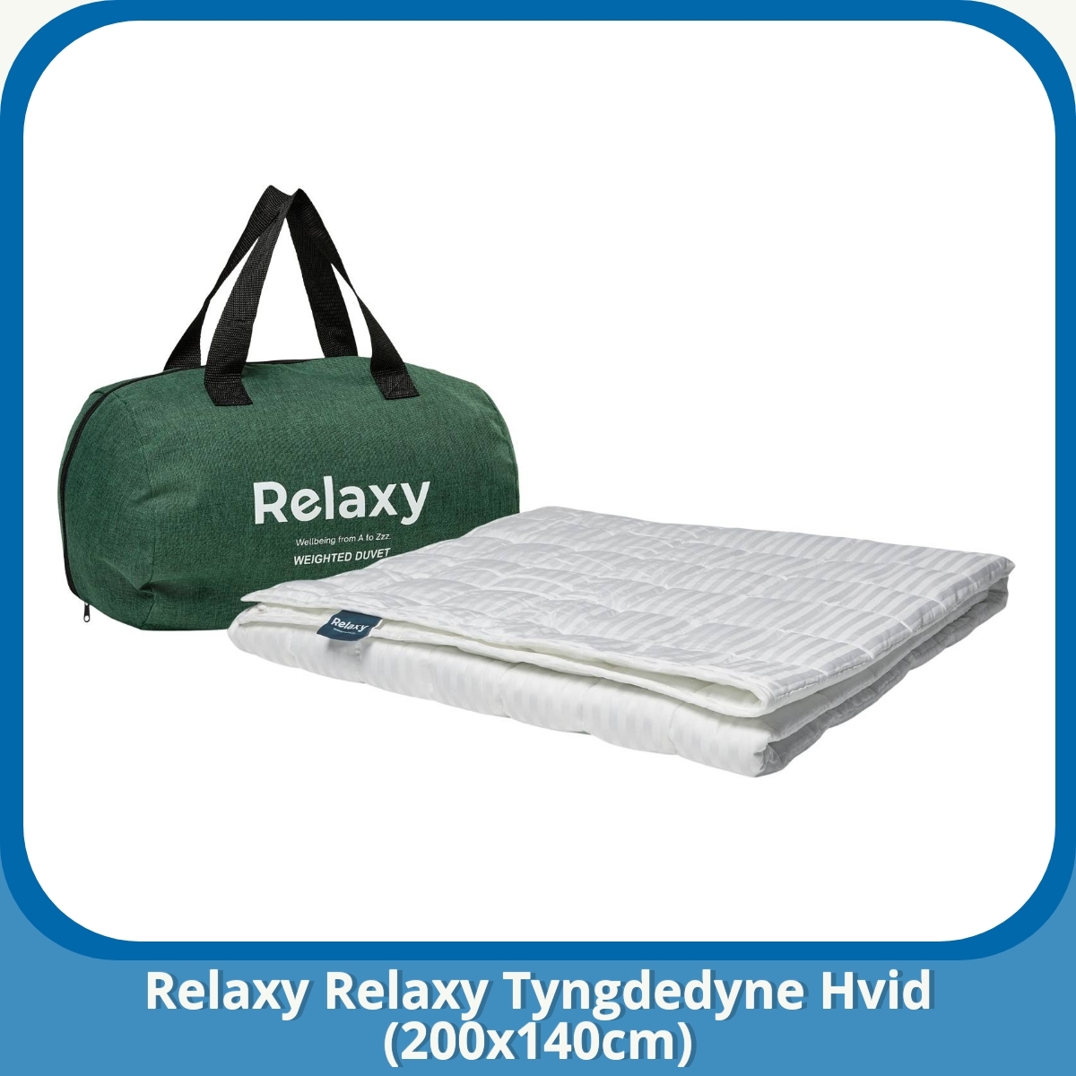 Anmeldelse af Relaxy Relaxy Tyngdedyne Hvid (200x140cm)