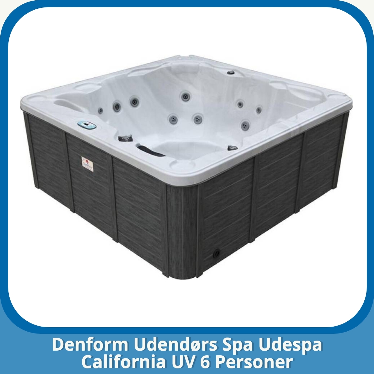 Anmeldelse af Denform Udendørs Spa Udespa California UV 6 Personer