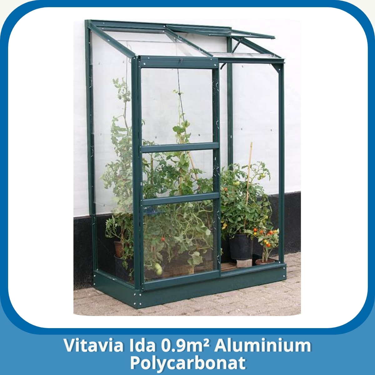 Anmeldelse af Vitavia Ida 0.9m² Aluminium Polycarbonat