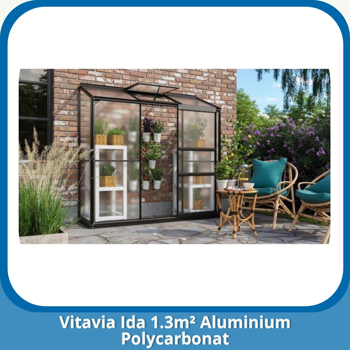 Anmeldelse af Vitavia Ida 1.3m² Aluminium Polycarbonat