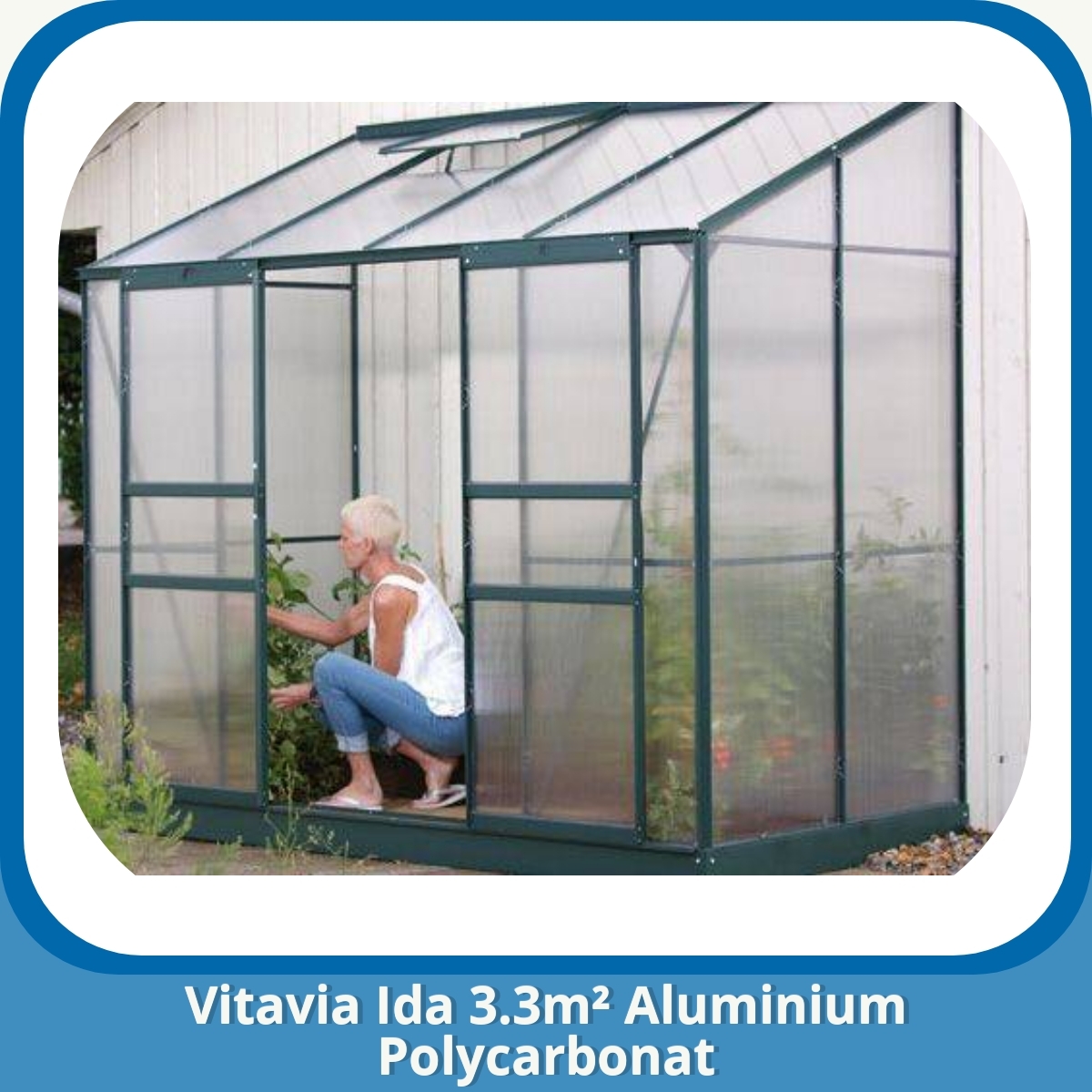 Anmeldelse af Vitavia Ida 3.3m² Aluminium Polycarbonat