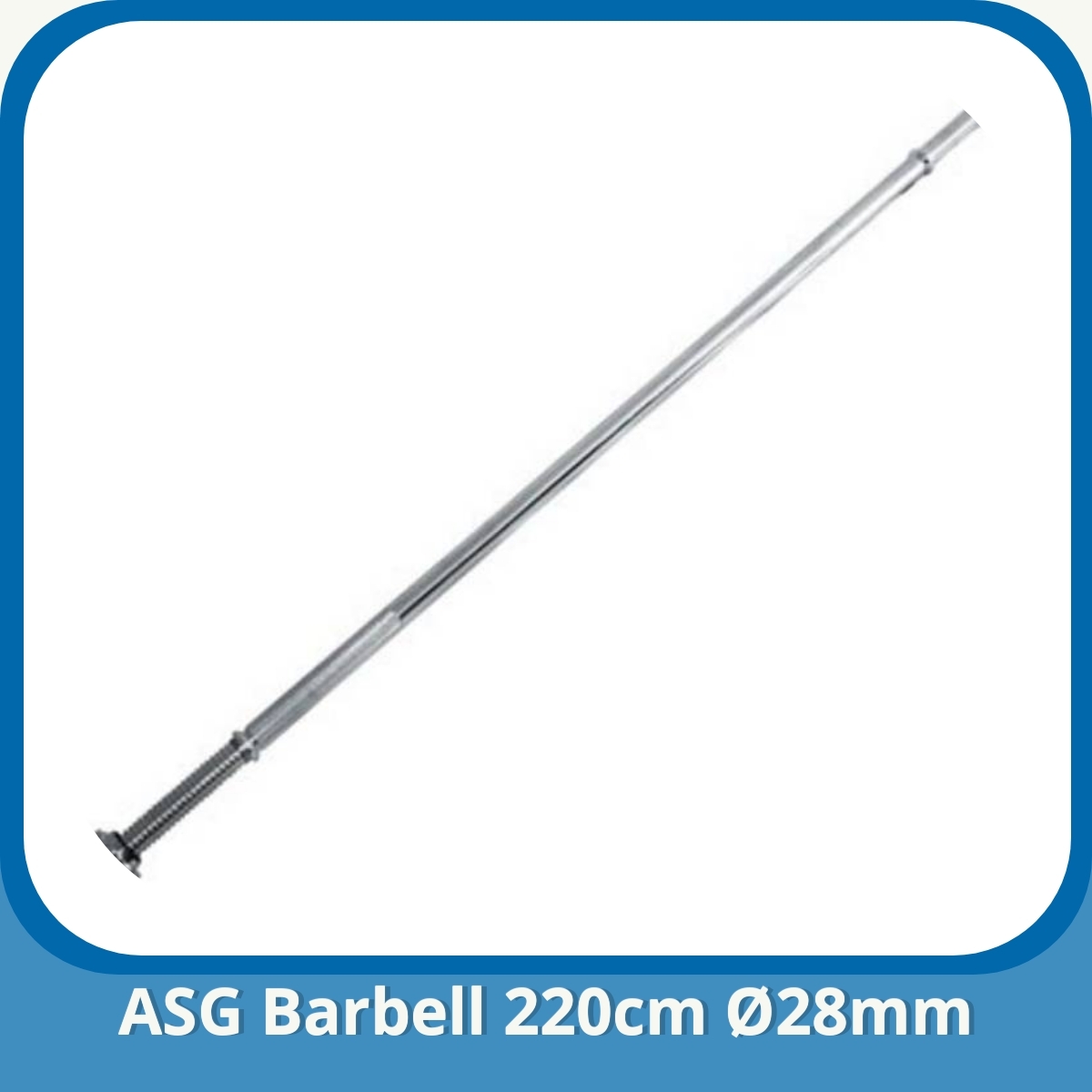 Anmeldelse af ASG Barbell 220cm Ø28mm