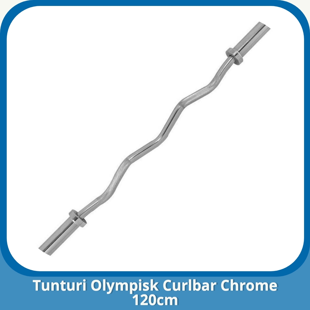 Anmeldelse af Tunturi Olympisk Curlbar Chrome 120cm