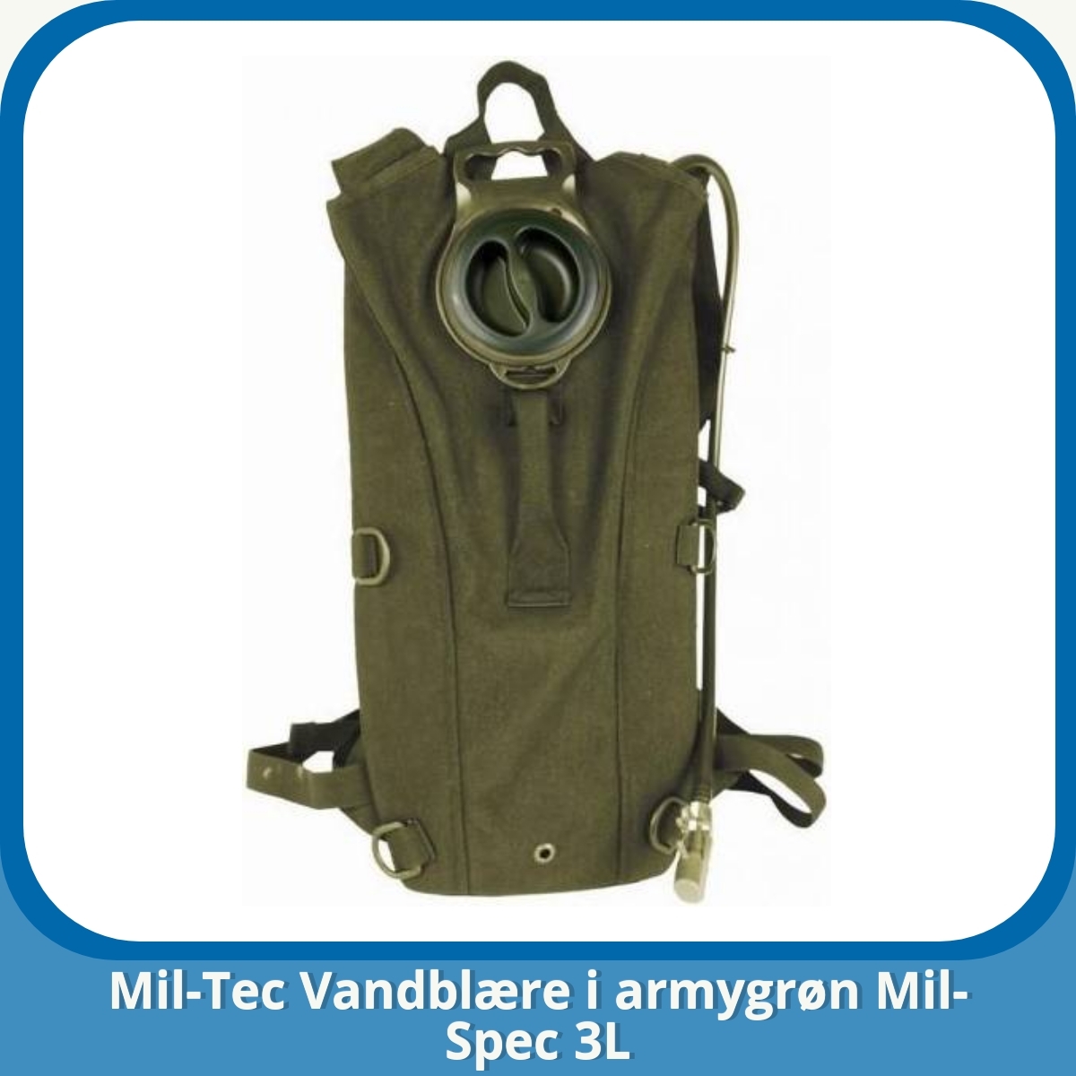 Anmeldelse af Mil-Tec Vandblære i armygrøn Mil-Spec 3L