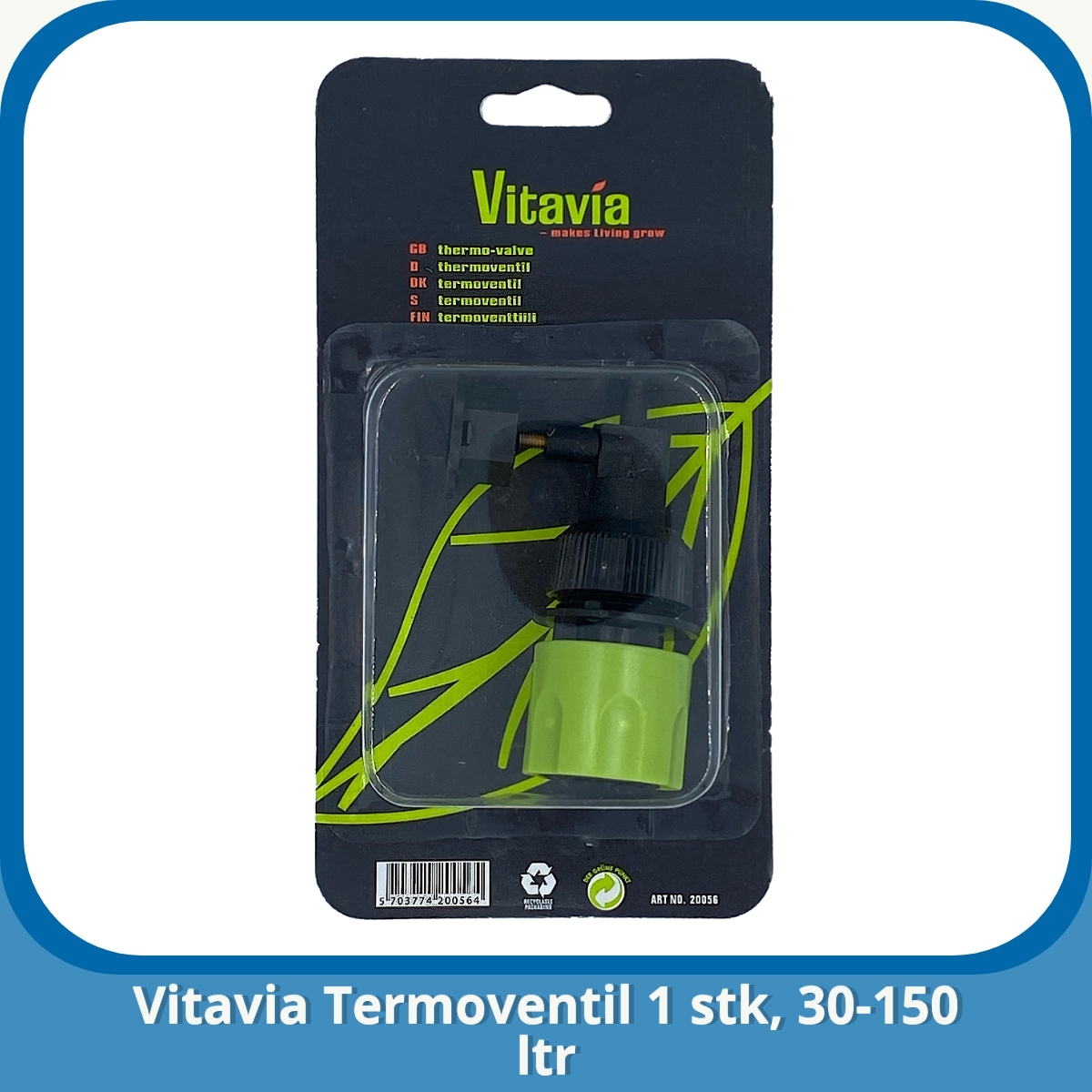 Anmeldelse af Vitavia Termoventil 1 stk, 30-150 ltr