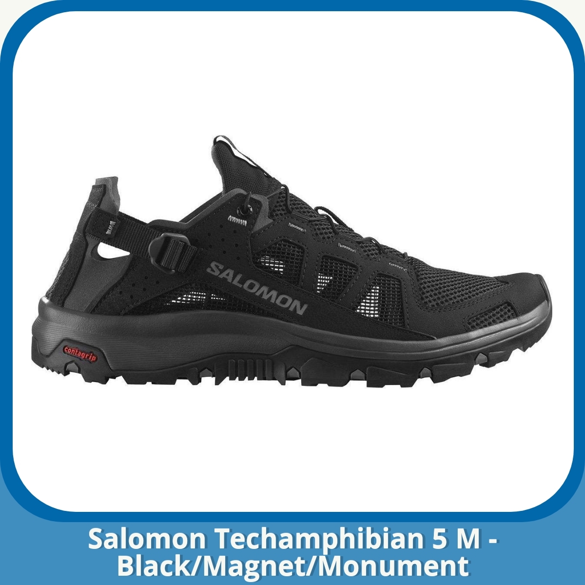 Anmeldelse af Salomon Techamphibian 5 M - Black/Magnet/Monument