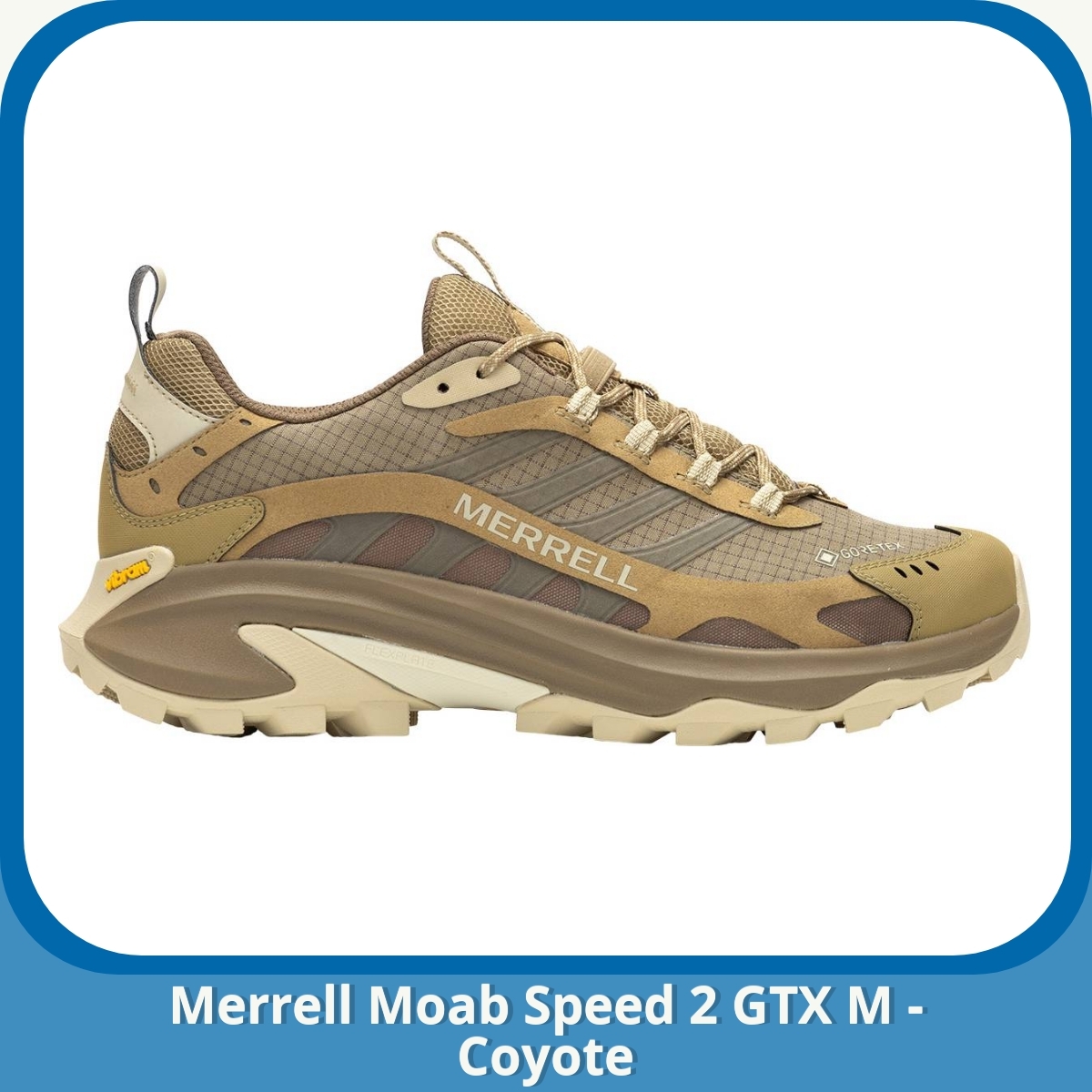 Anmeldelse af Merrell Moab Speed 2 GTX M - Coyote
