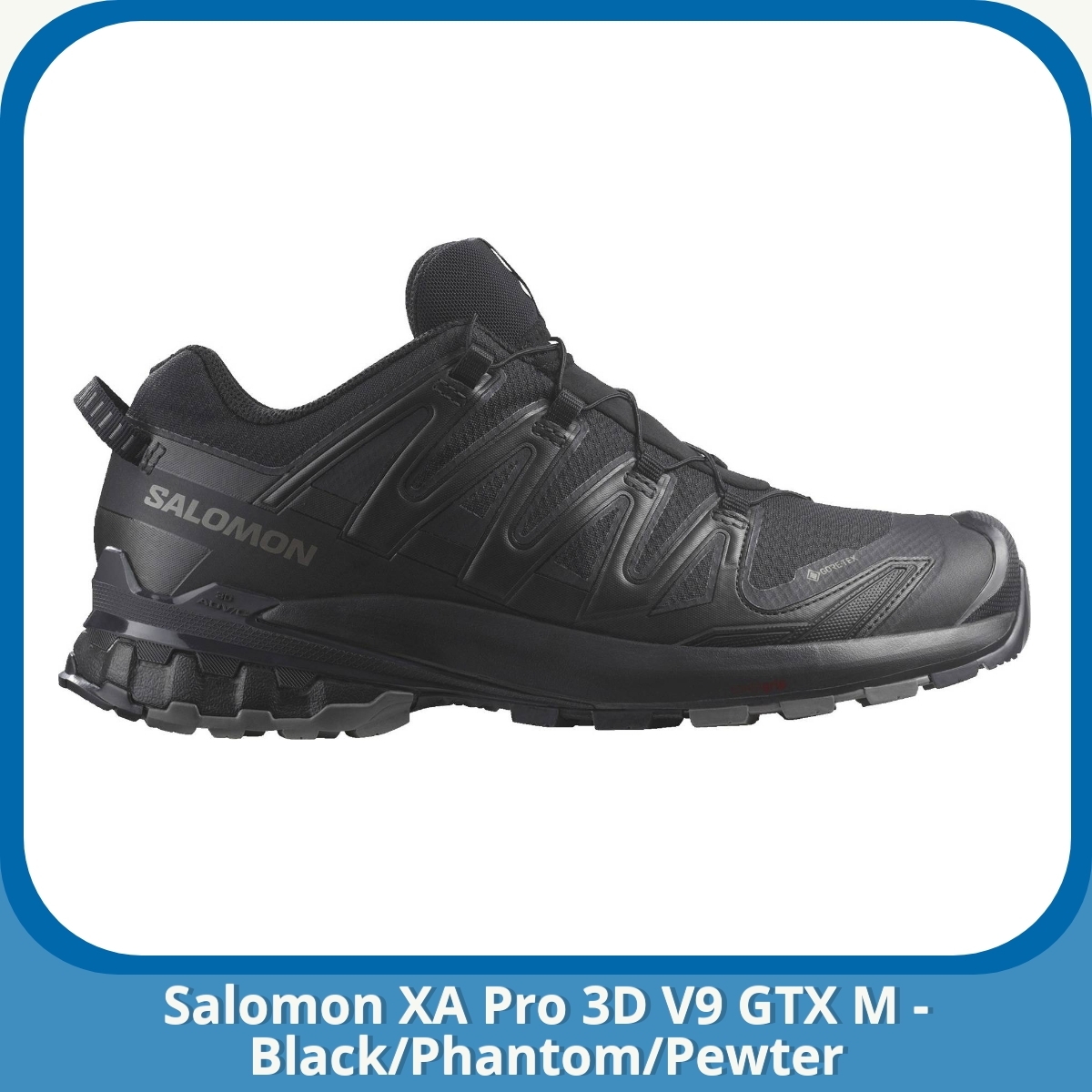 Anmeldelse af Salomon XA Pro 3D V9 GTX M - Black/Phantom/Pewter