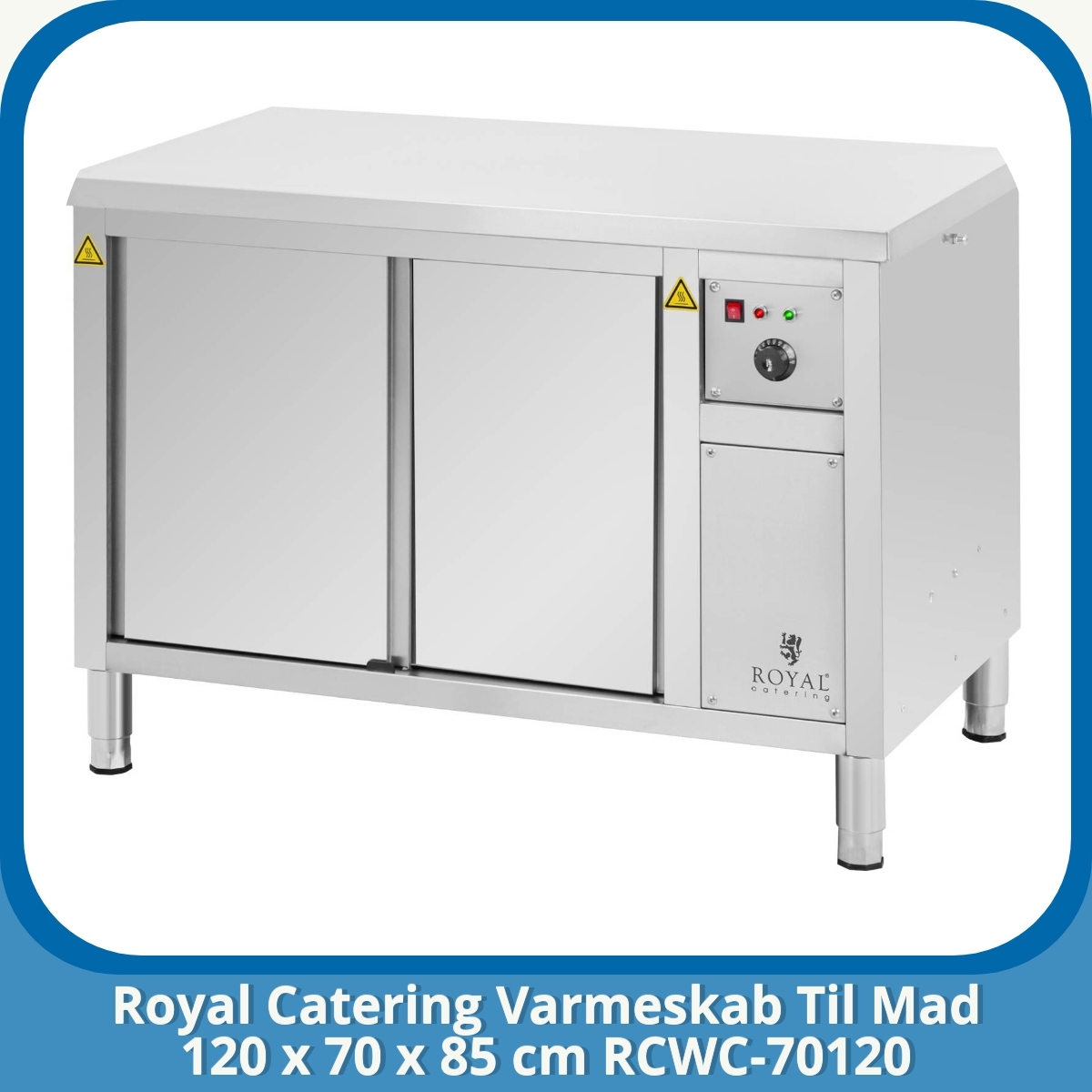 Anmeldelse af Royal Catering Varmeskab Til Mad 120 x 70 x 85 cm RCWC-70120
