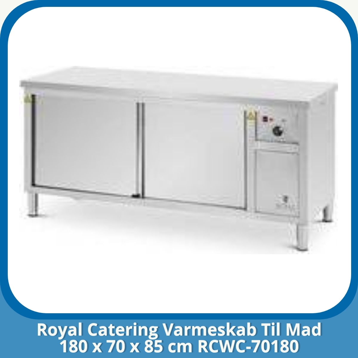 Anmeldelse af Royal Catering Varmeskab Til Mad 180 x 70 x 85 cm RCWC-70180