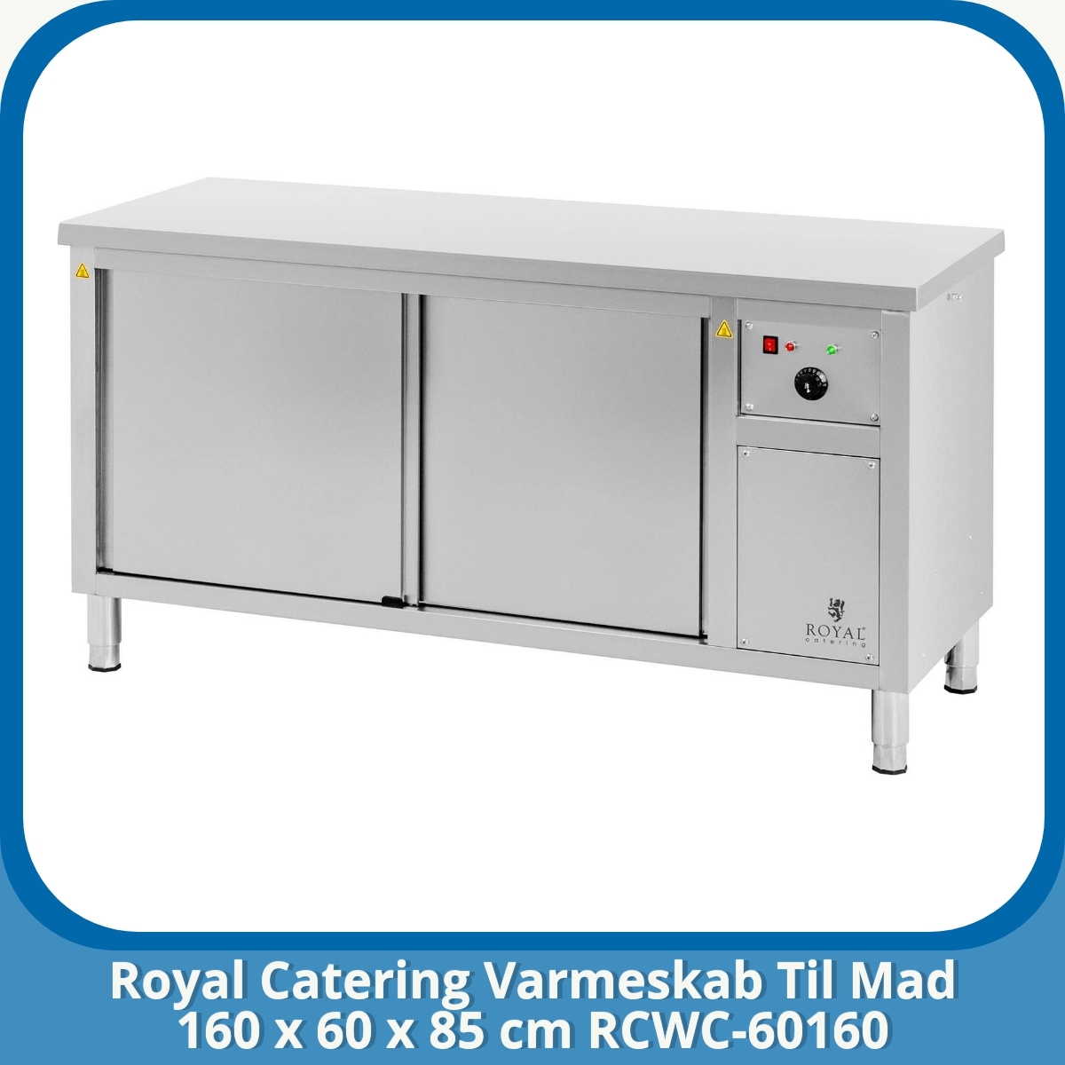 Anmeldelse af Royal Catering Varmeskab Til Mad 160 x 60 x 85 cm RCWC-60160