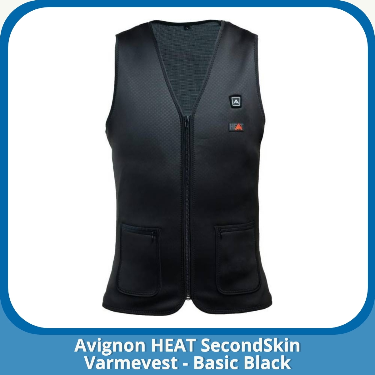 Anmeldelse af Avignon HEAT SecondSkin Varmevest - Basic Black