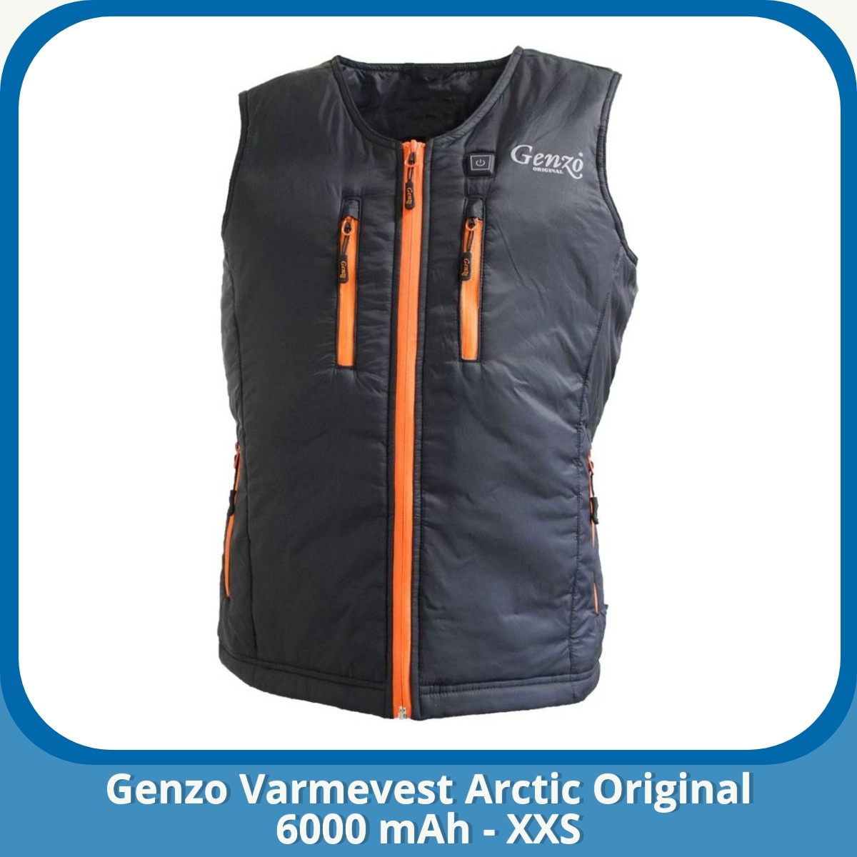 Anmeldelse af Genzo Varmevest Arctic Original 6000 mAh - XXS