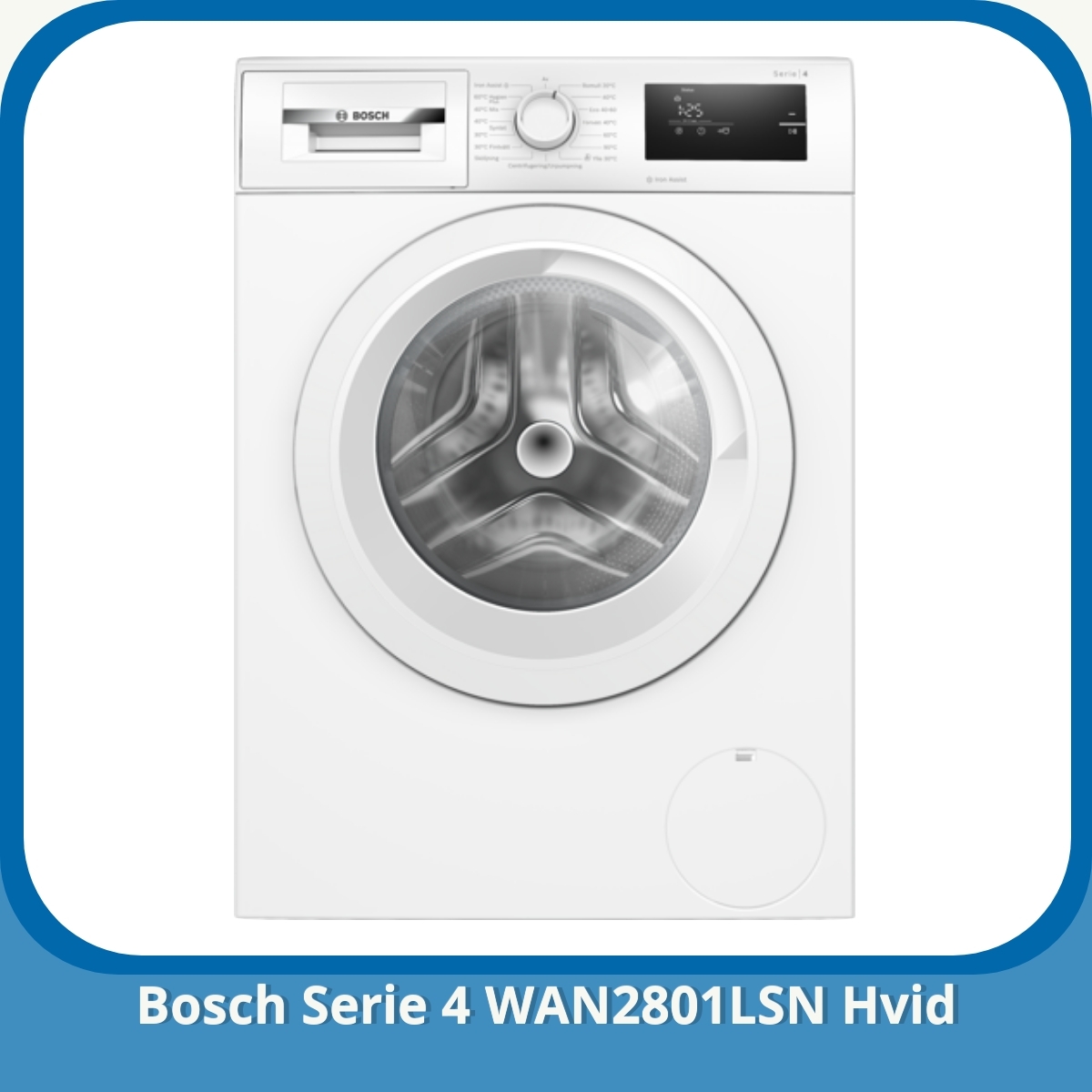 Anmeldelse af Bosch Serie 4 WAN2801LSN Hvid