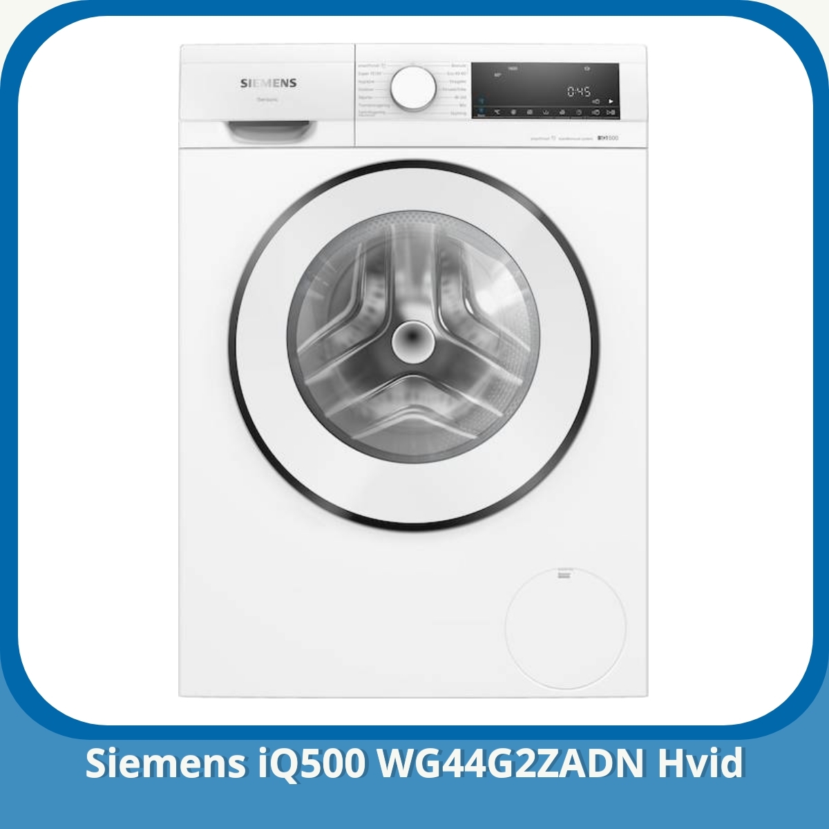 Anmeldelse af Siemens iQ500 WG44G2ZADN Hvid