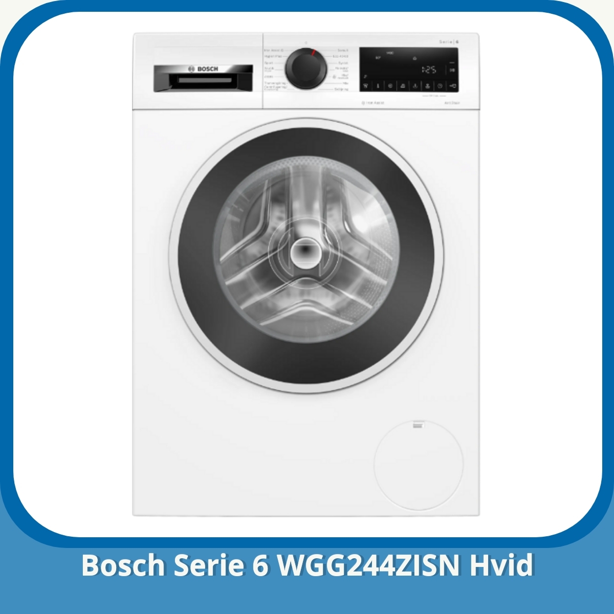 Anmeldelse af Bosch Serie 6 WGG244ZISN Hvid
