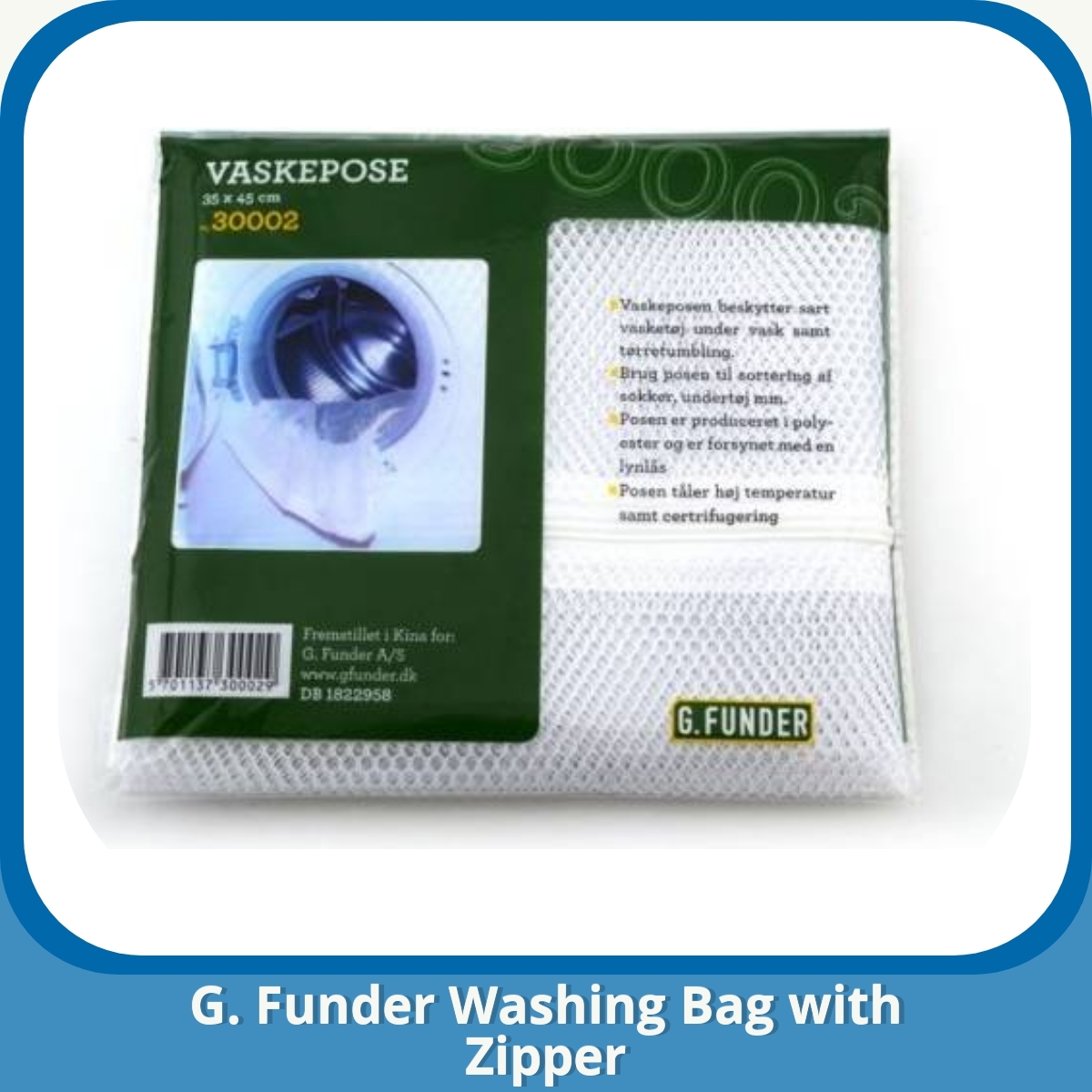Anmeldelse af G. Funder Washing Bag with Zipper