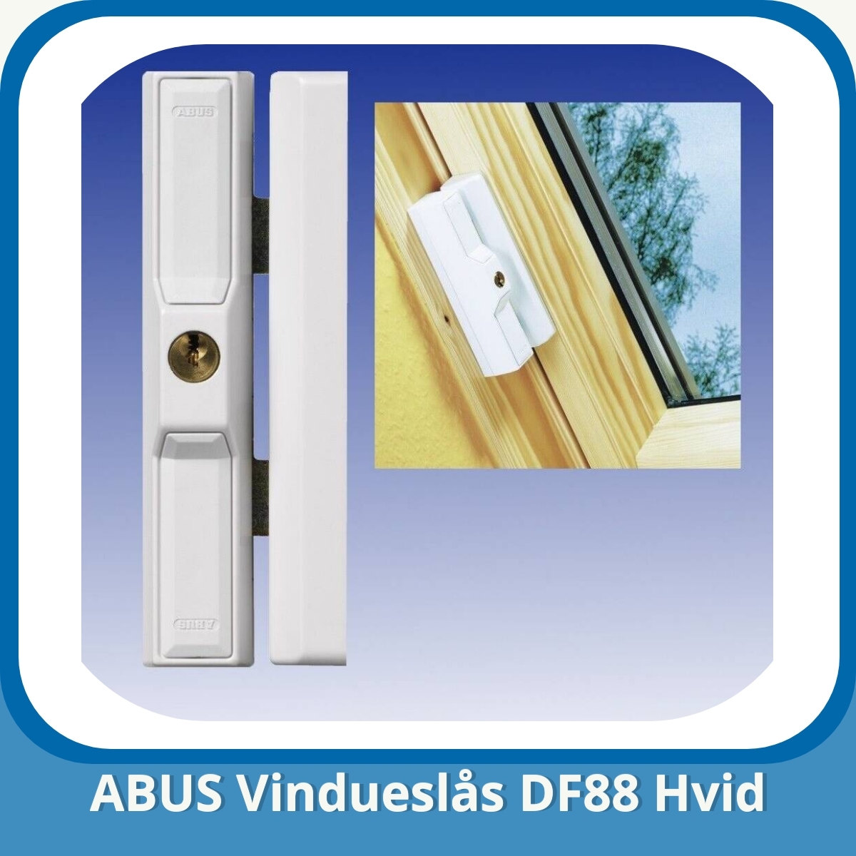 Anmeldelse af ABUS Vindueslås DF88 Hvid