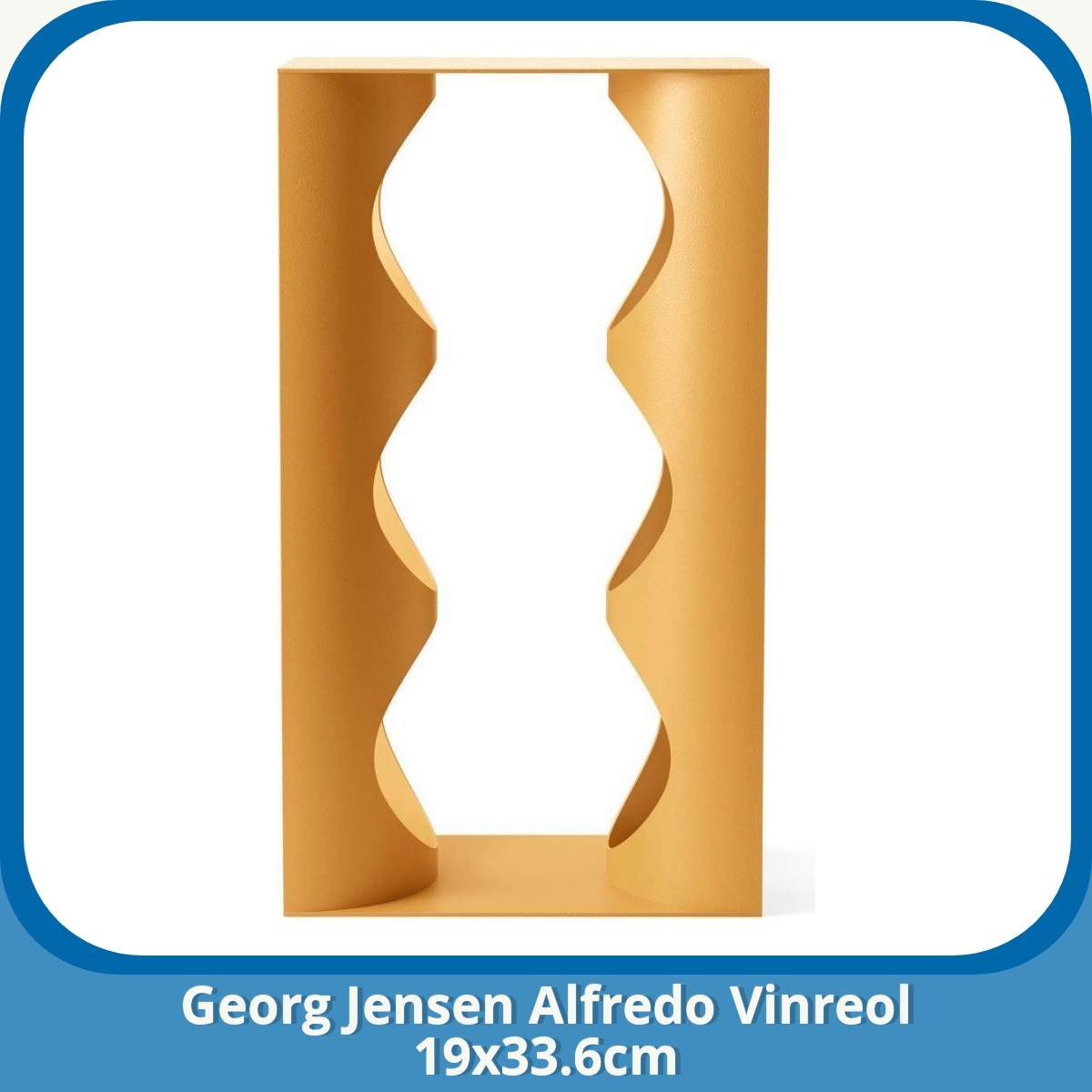 Anmeldelse af Georg Jensen Alfredo Vinreol 19x33.6cm