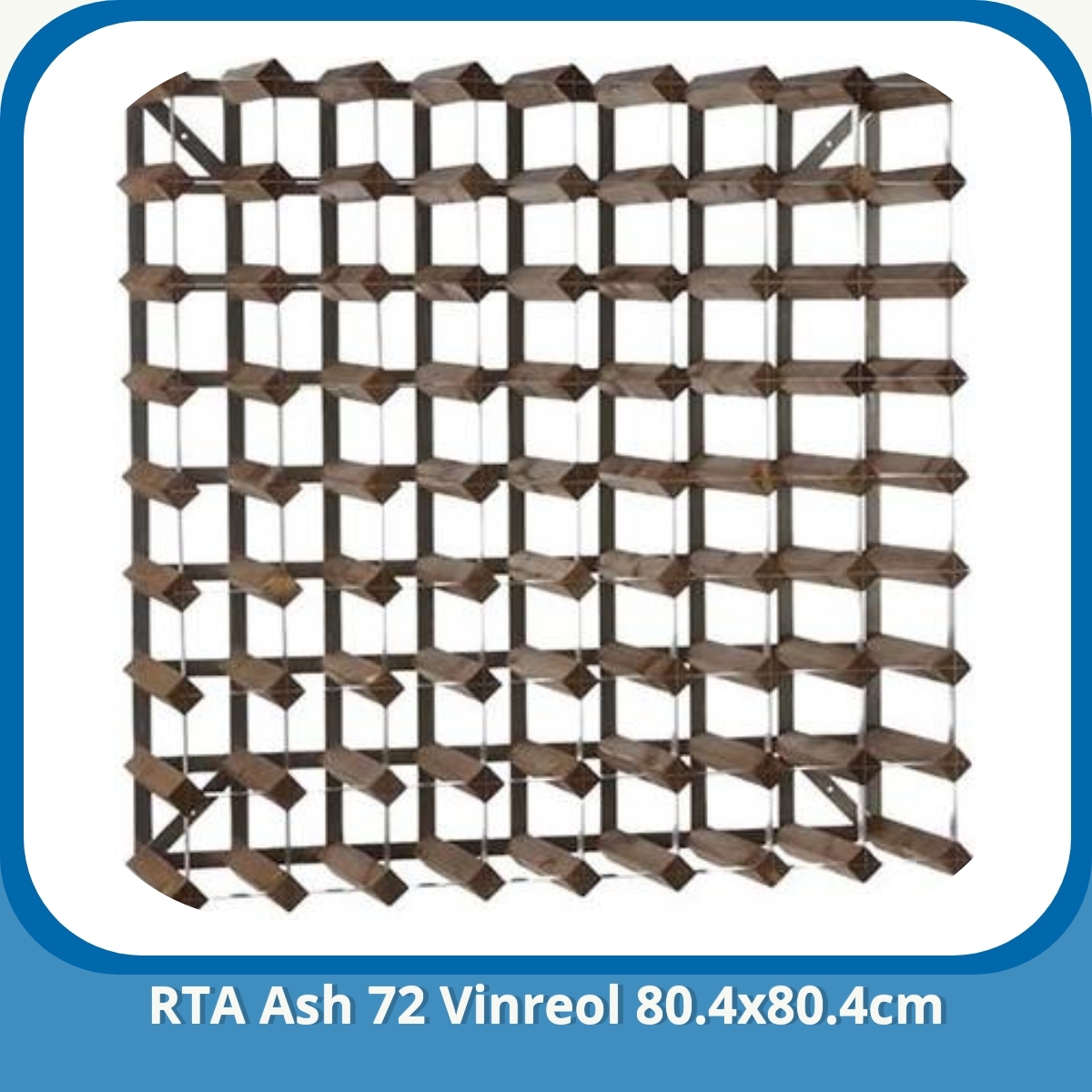 Anmeldelse af RTA Ash 72 Vinreol 80.4x80.4cm