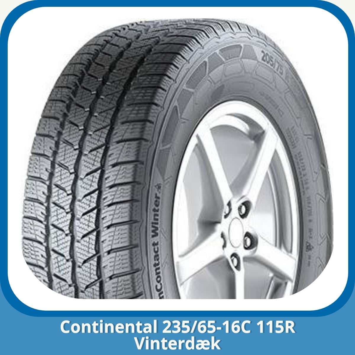 Anmeldelse af Continental 235/65-16C 115R Vinterdæk