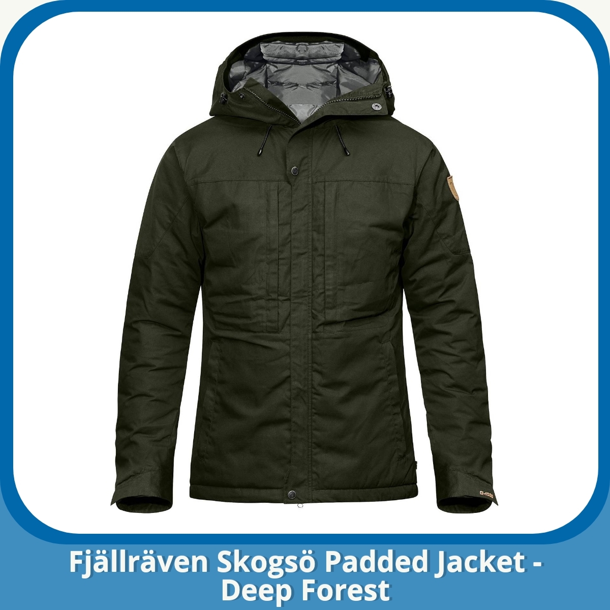 Anmeldelse af Fjällräven Skogsö Padded Jacket - Deep Forest