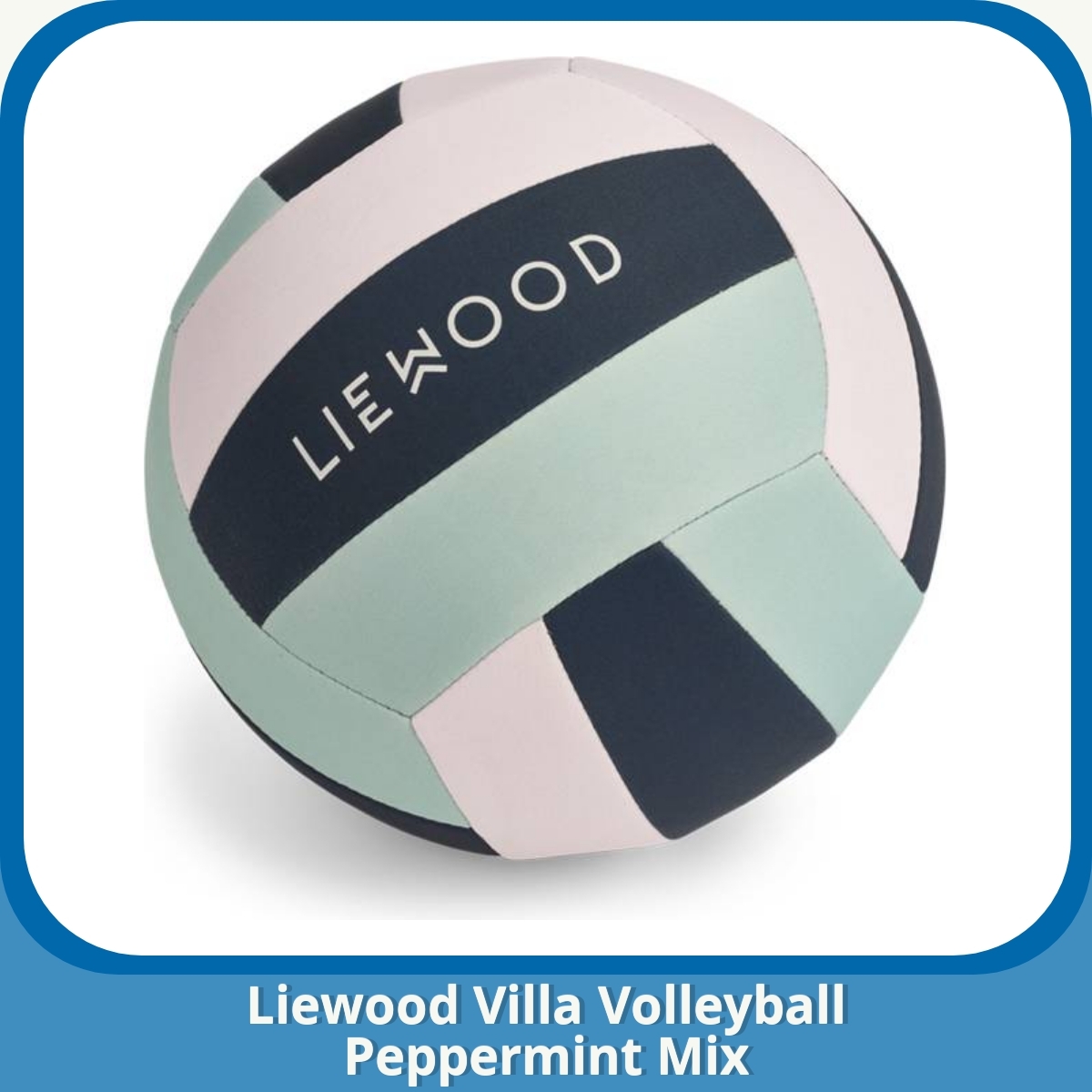 Anmeldelse af Liewood Villa Volleyball Peppermint Mix