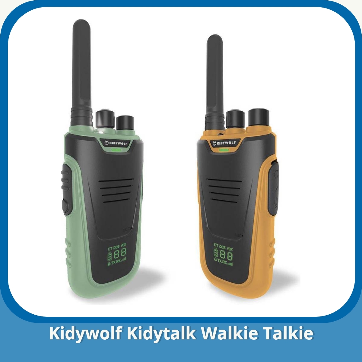 Anmeldelse af Kidywolf Kidytalk Walkie Talkie