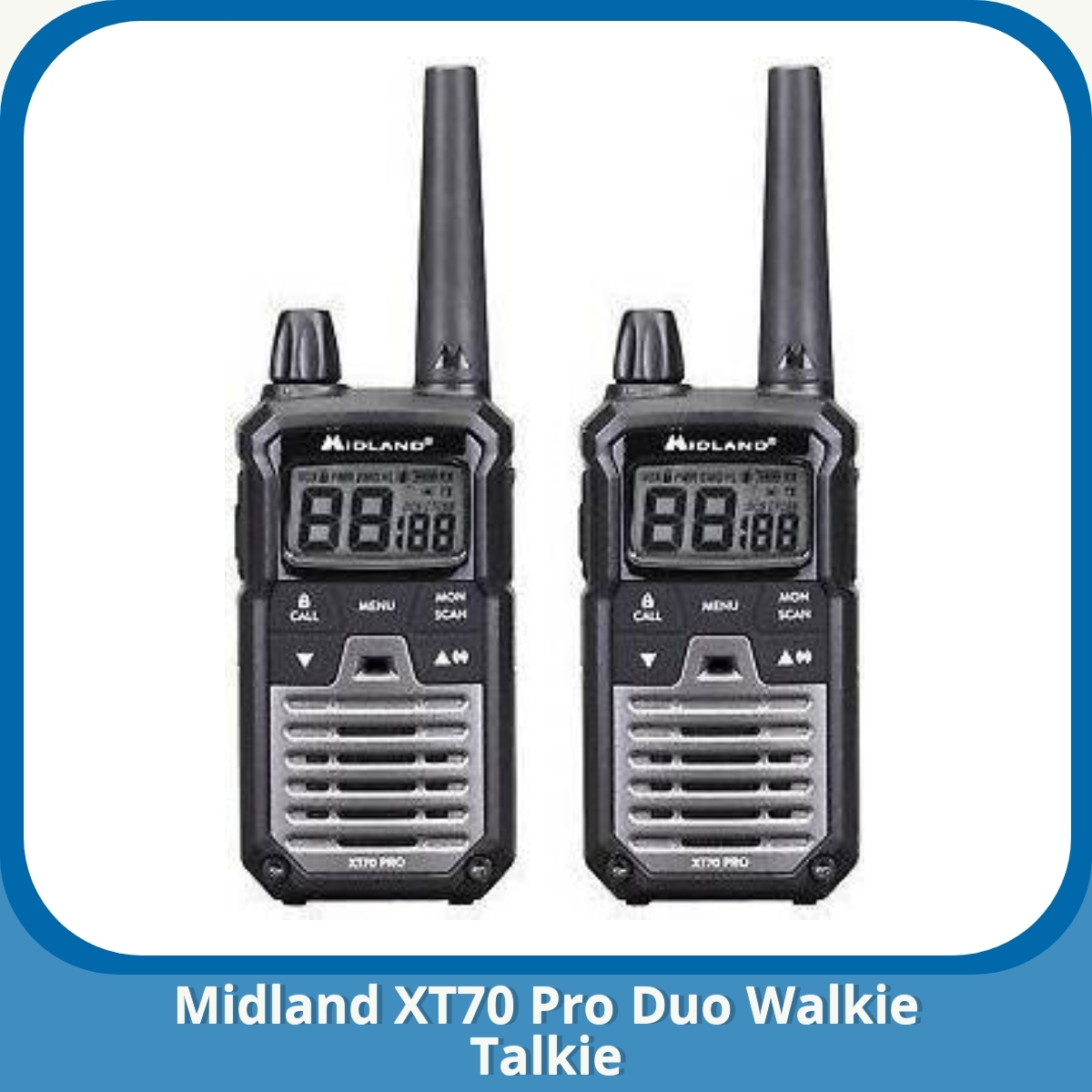 Anmeldelse af Midland XT70 Pro Duo Walkie Talkie