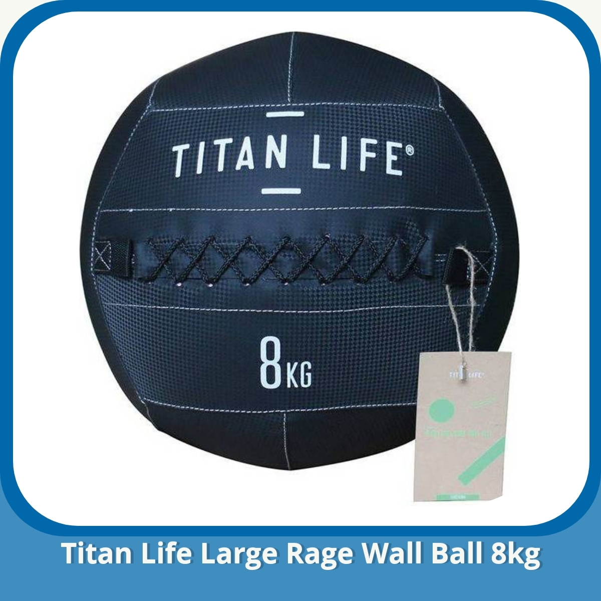 Anmeldelse af Titan Life Large Rage Wall Ball 8kg