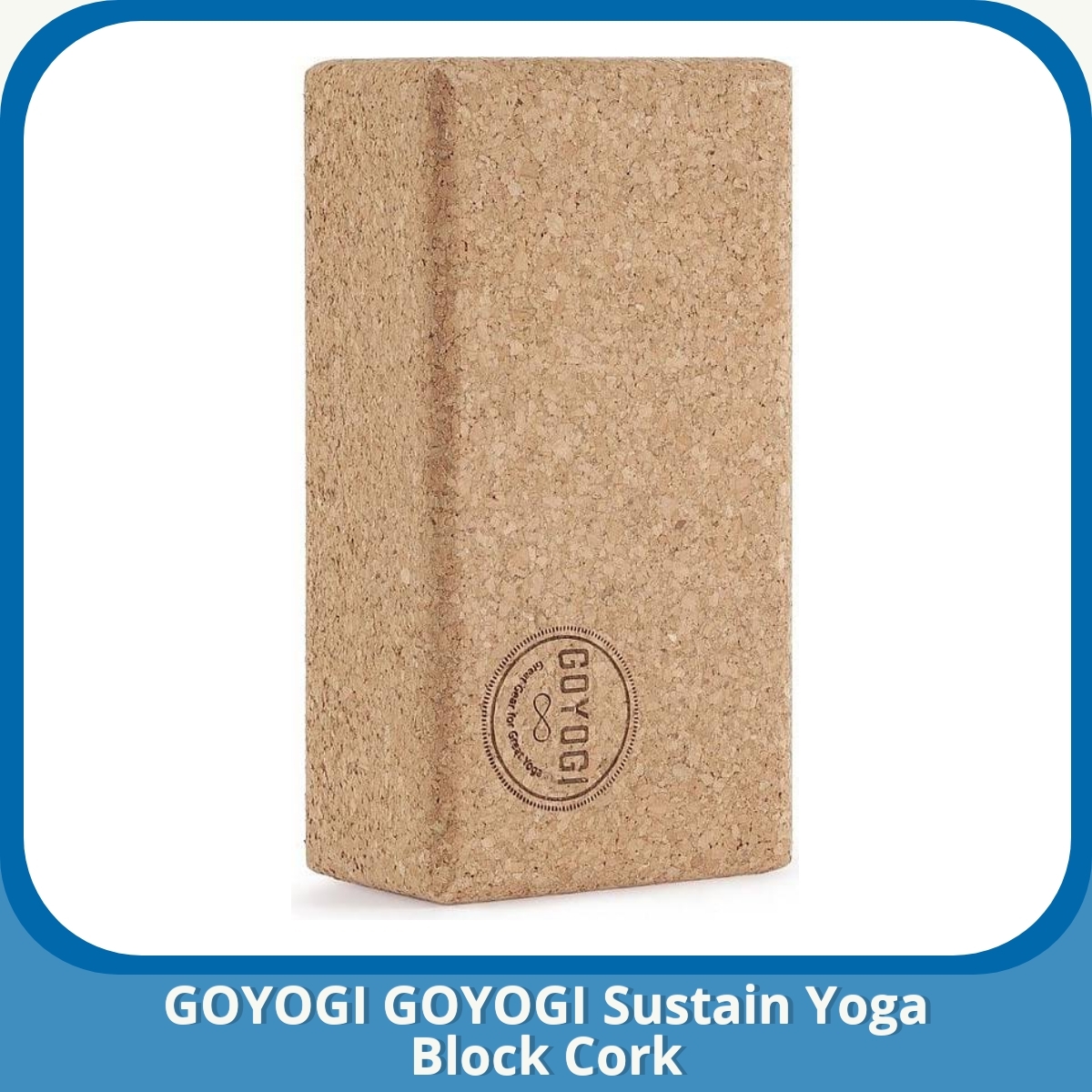 Anmeldelse af GOYOGI GOYOGI Sustain Yoga Block Cork