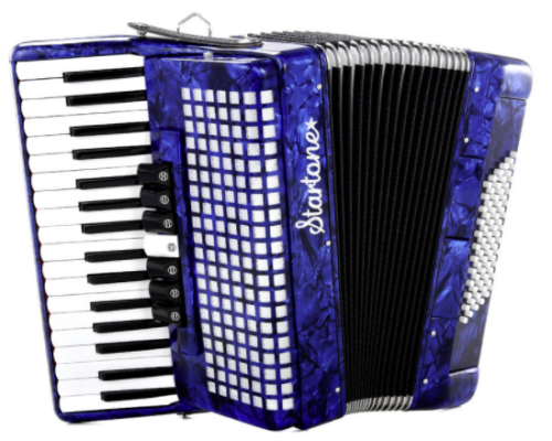 Tangentharmonika set forfra