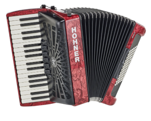 Klaverharmonika set ligepå